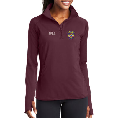 Ladies Sport Wick ® Stretch 1/4 Zip Pullover With Personlization Thumbnail